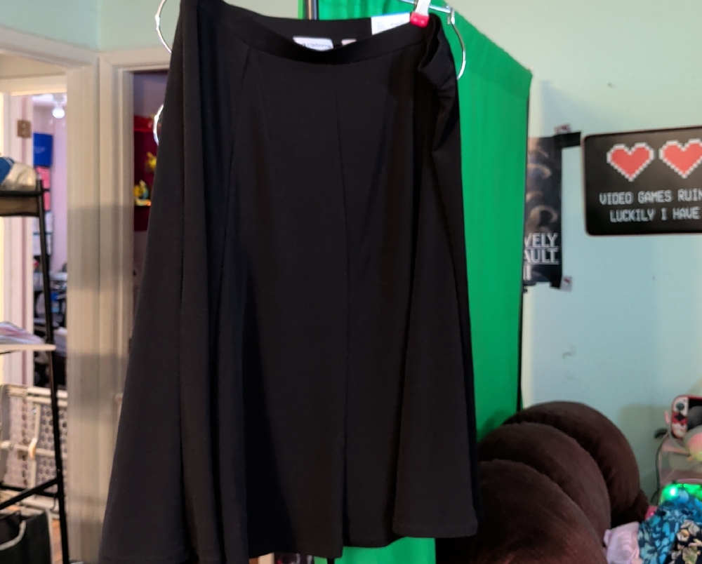 Liz Claiborne Classic Black A-Line Skirt
